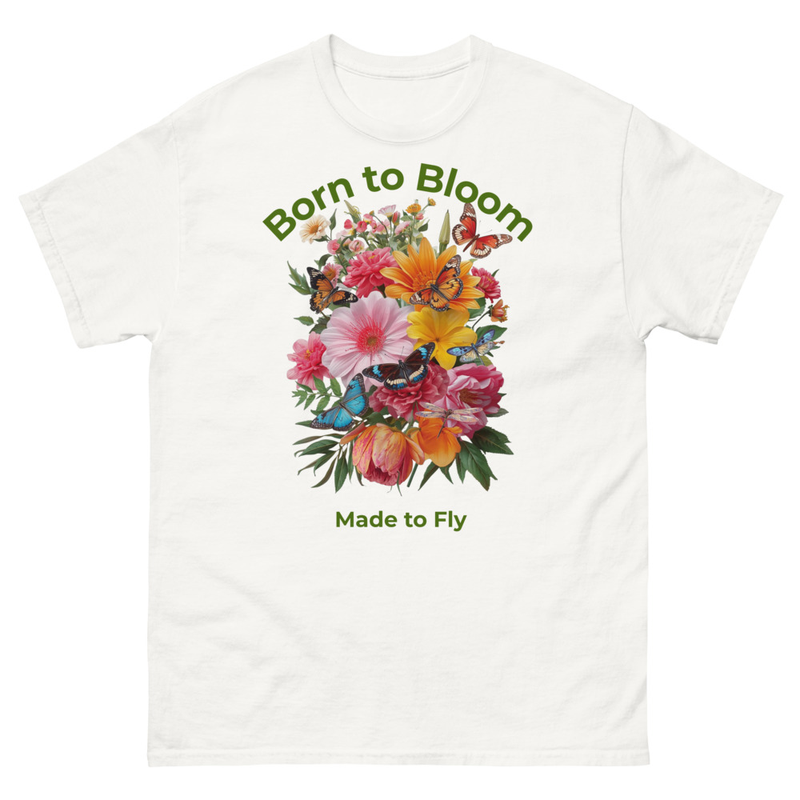 Unisex classic tee Born to Bloom
