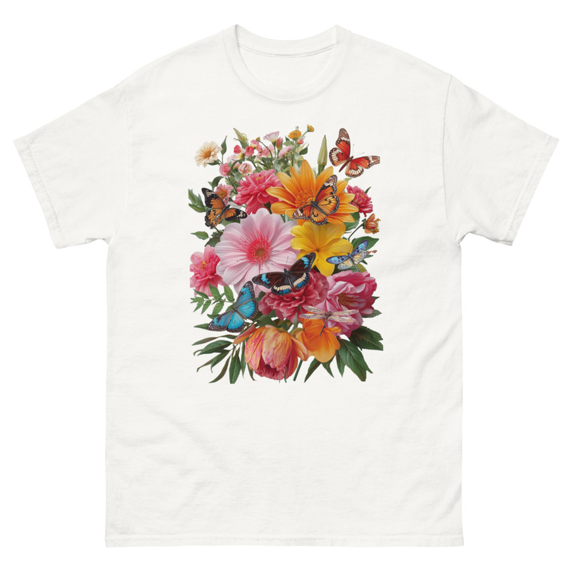 Unisex classic tee Mixed Flowers