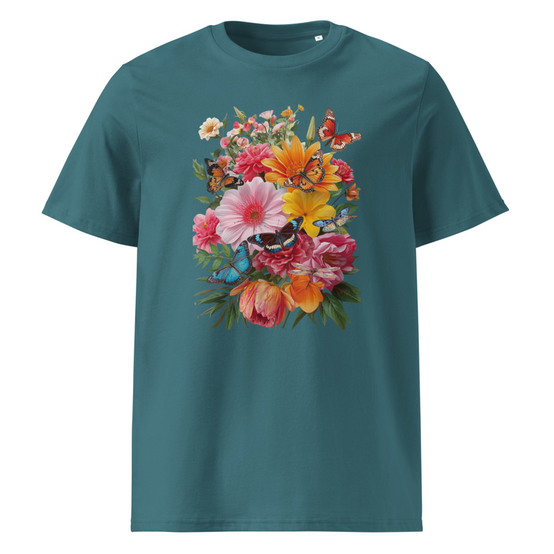 Unisex organic cotton t-shirt Flowers