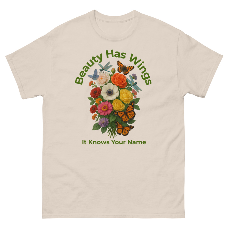 Unisex classic tee Beauty has Wings
