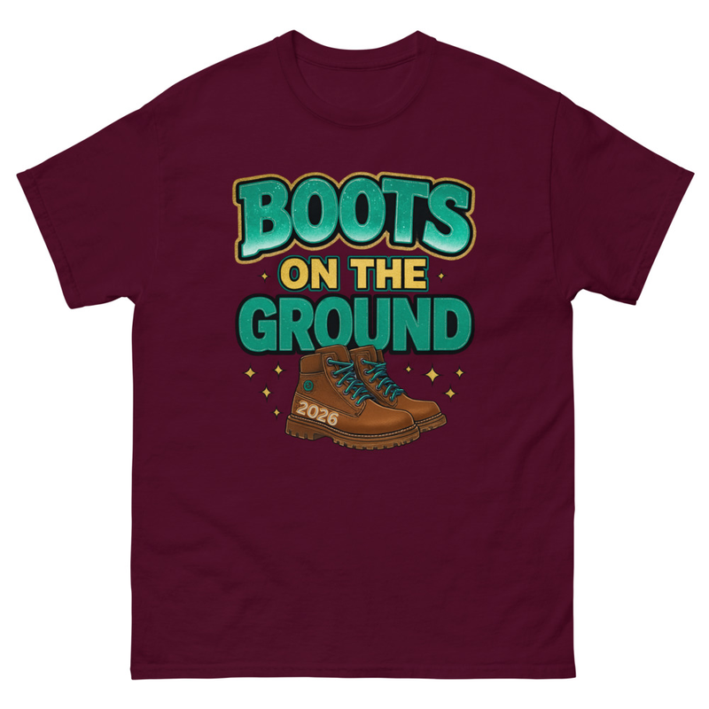 Unisex classic tee Boots on the Ground 2026