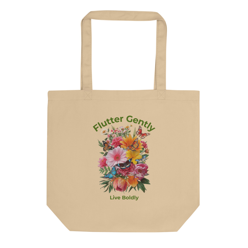 Eco Tote Bag Flutter Gently