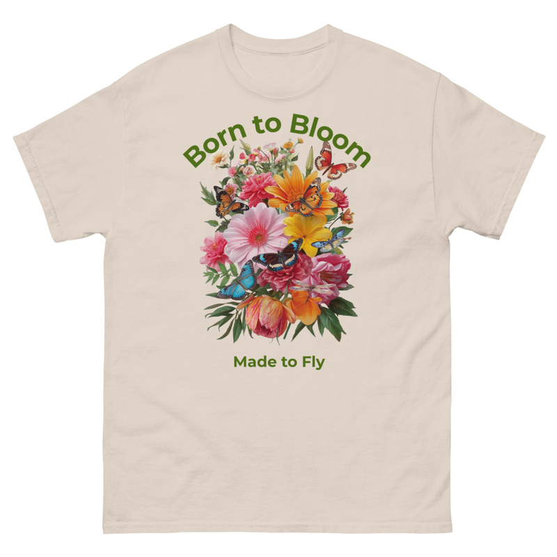 Unisex classic tee Born to Bloom