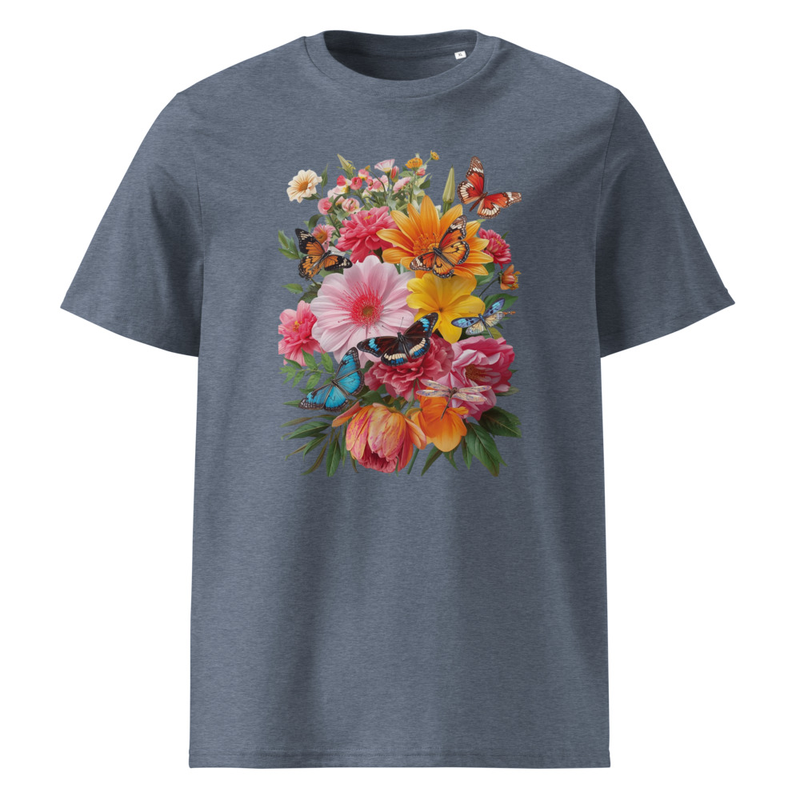 Unisex organic cotton t-shirt Flowers