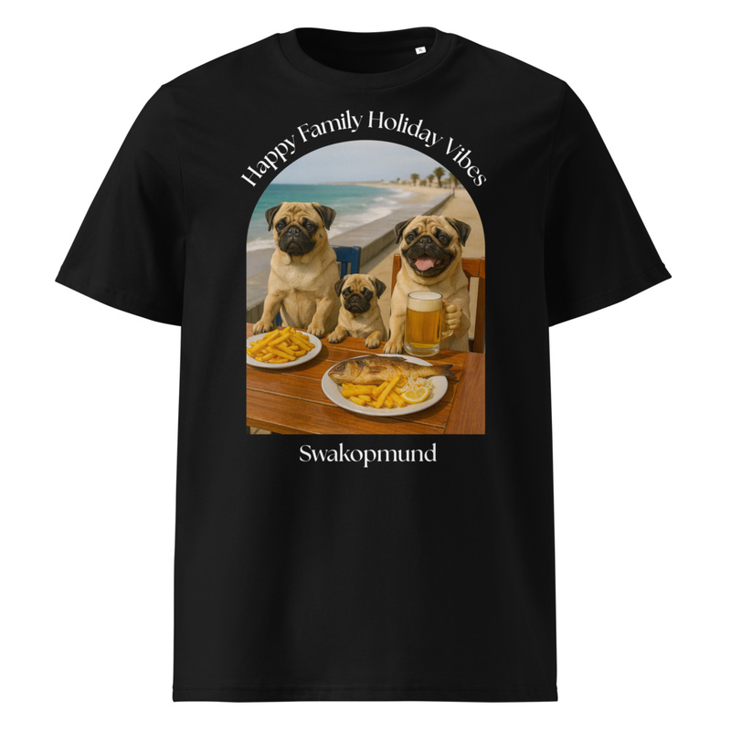 Pugs Lunching Black
