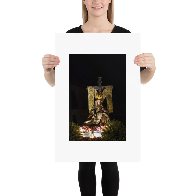 Premium Canva Virgen de las Angustias Mod. 2