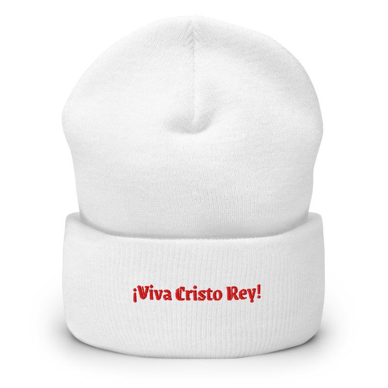 Cuffed Beanie - ¡Viva Cristo Rey!