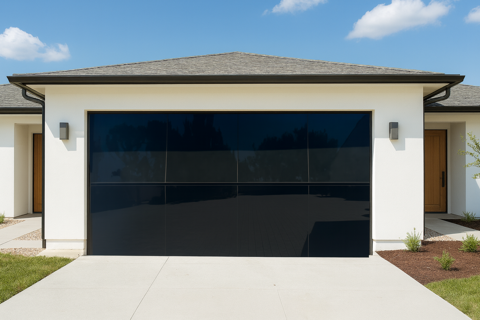 Fold Up Glass Garage Door