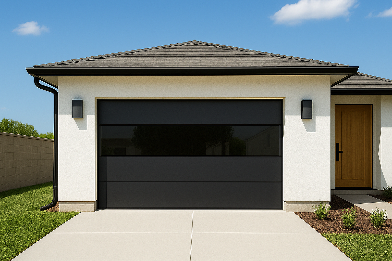 Aluminum Glass Garage Door