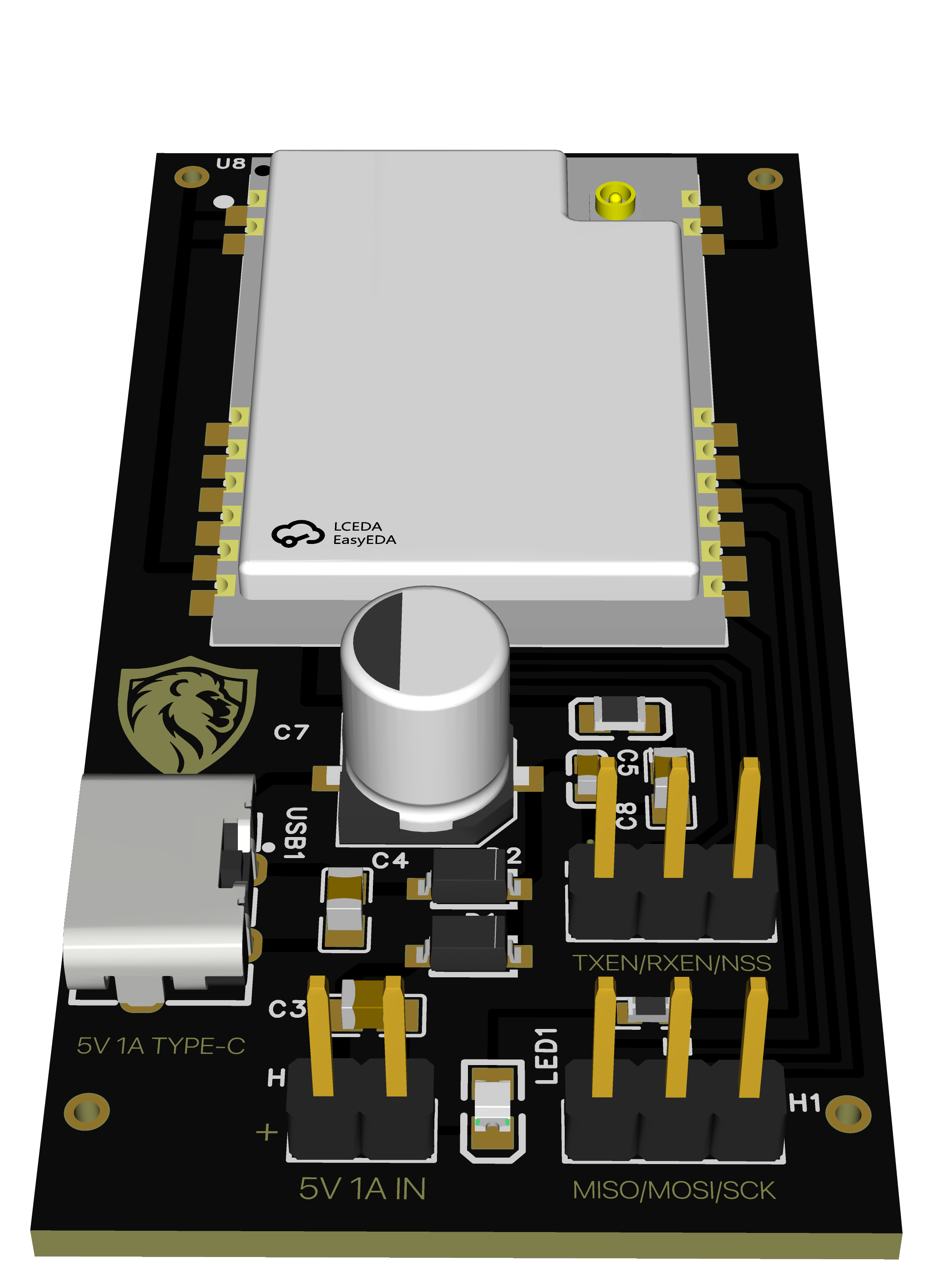 1W Custom 2.4GHz Transceiver