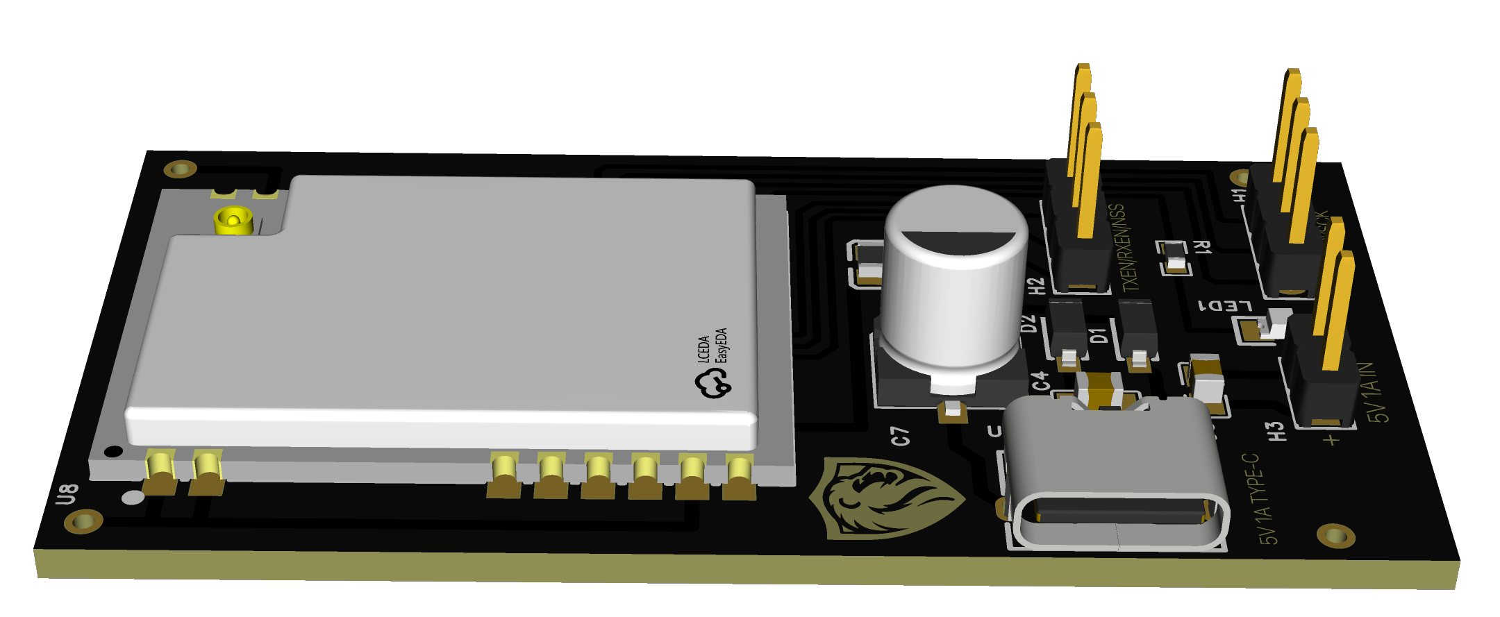 1W Custom 2.4GHz Transceiver