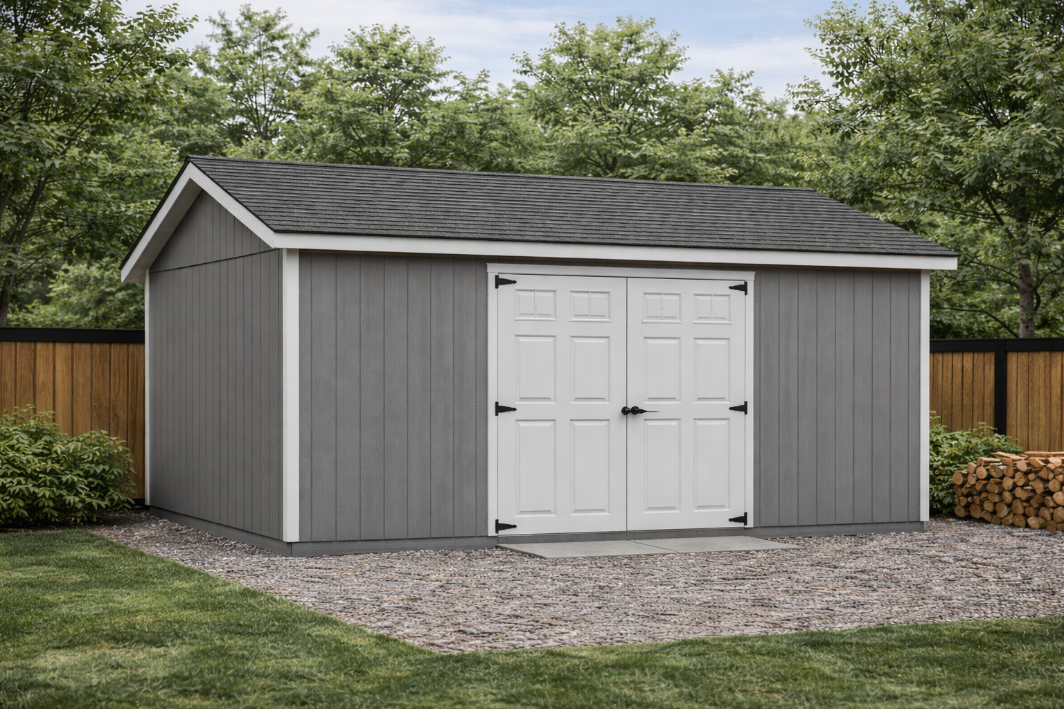 Pre-Built Utility Shed 10×16