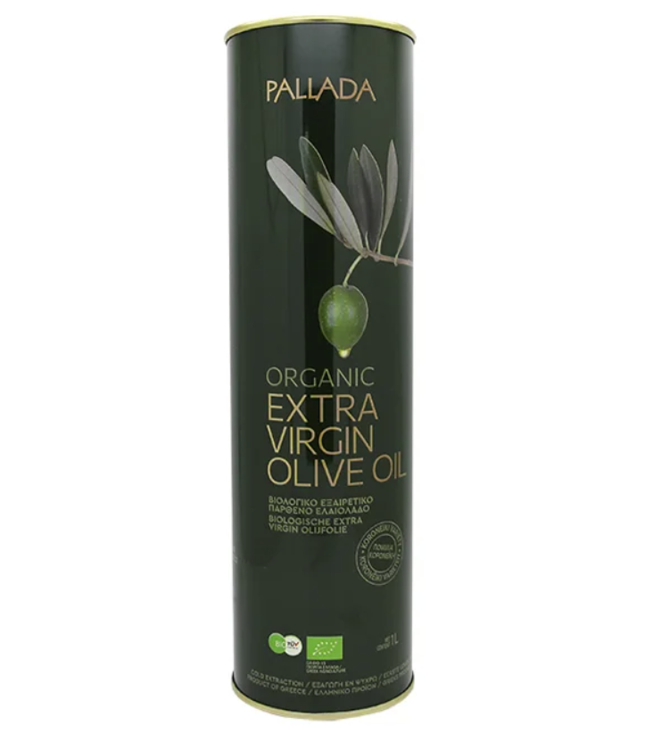 1 litras ekologiško ypač tyro alyvuogių aliejus "Pallada" (2025-2026 sezonas)