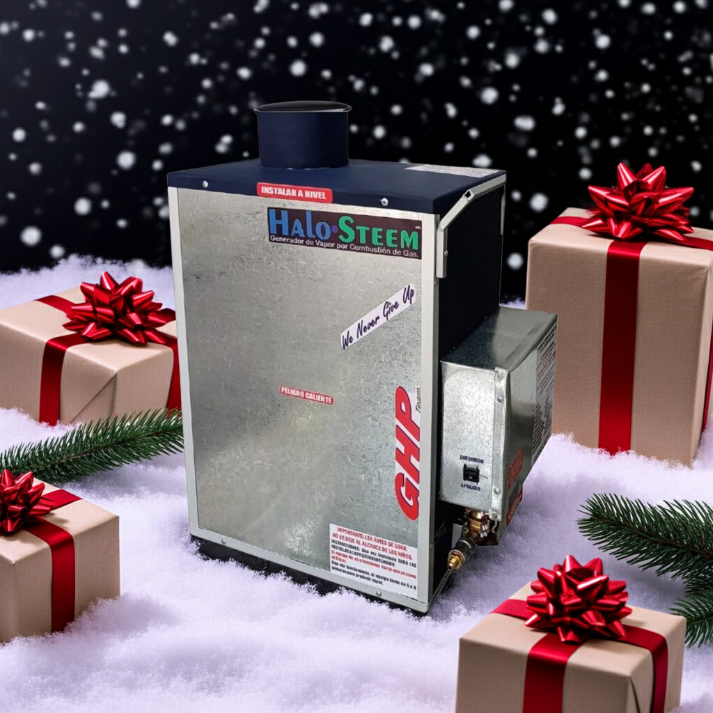 Generador de Vapor Residencial– Gas LP o Natural – 15 m³