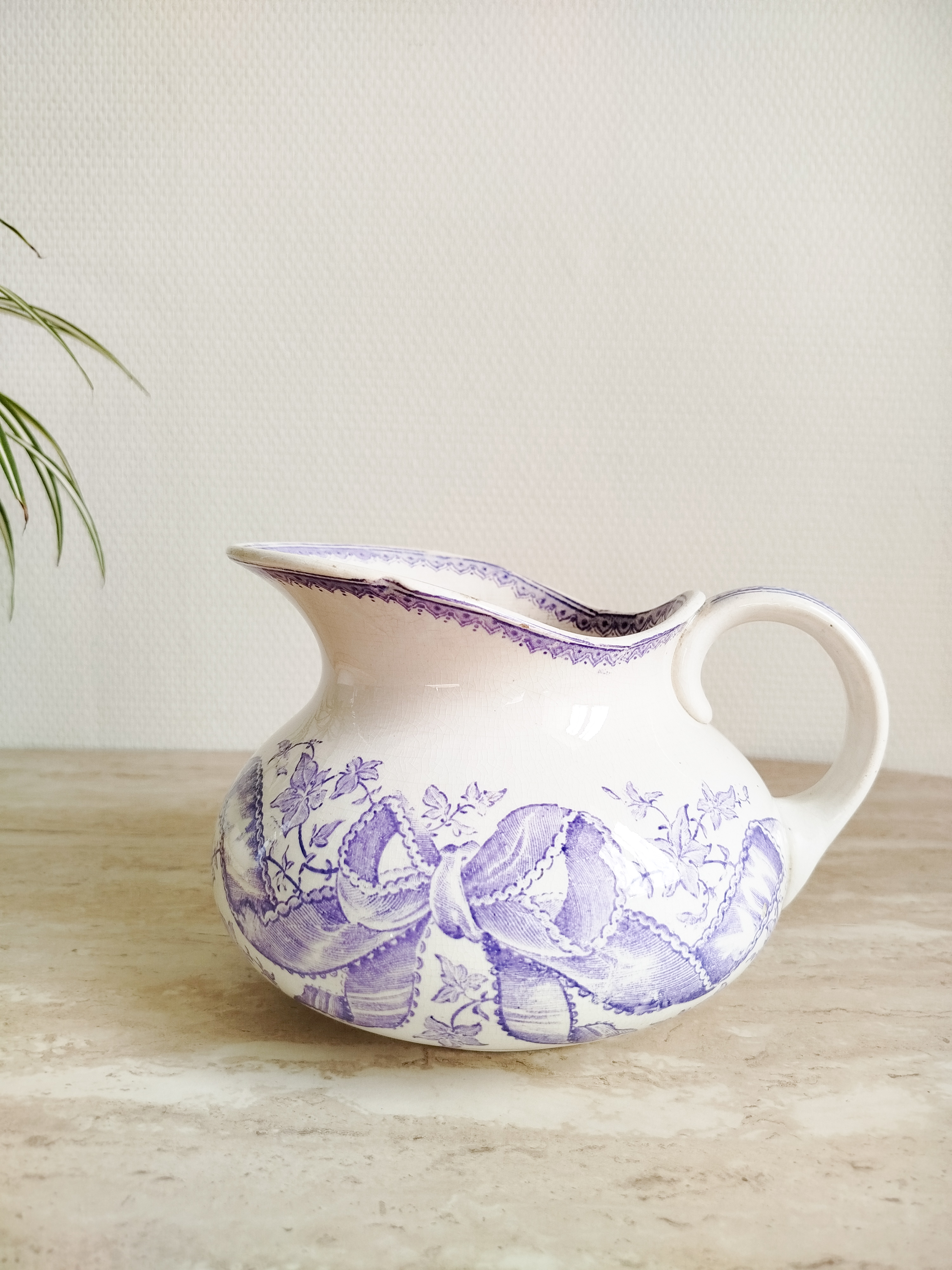 Pichet antique Sarreguemines 