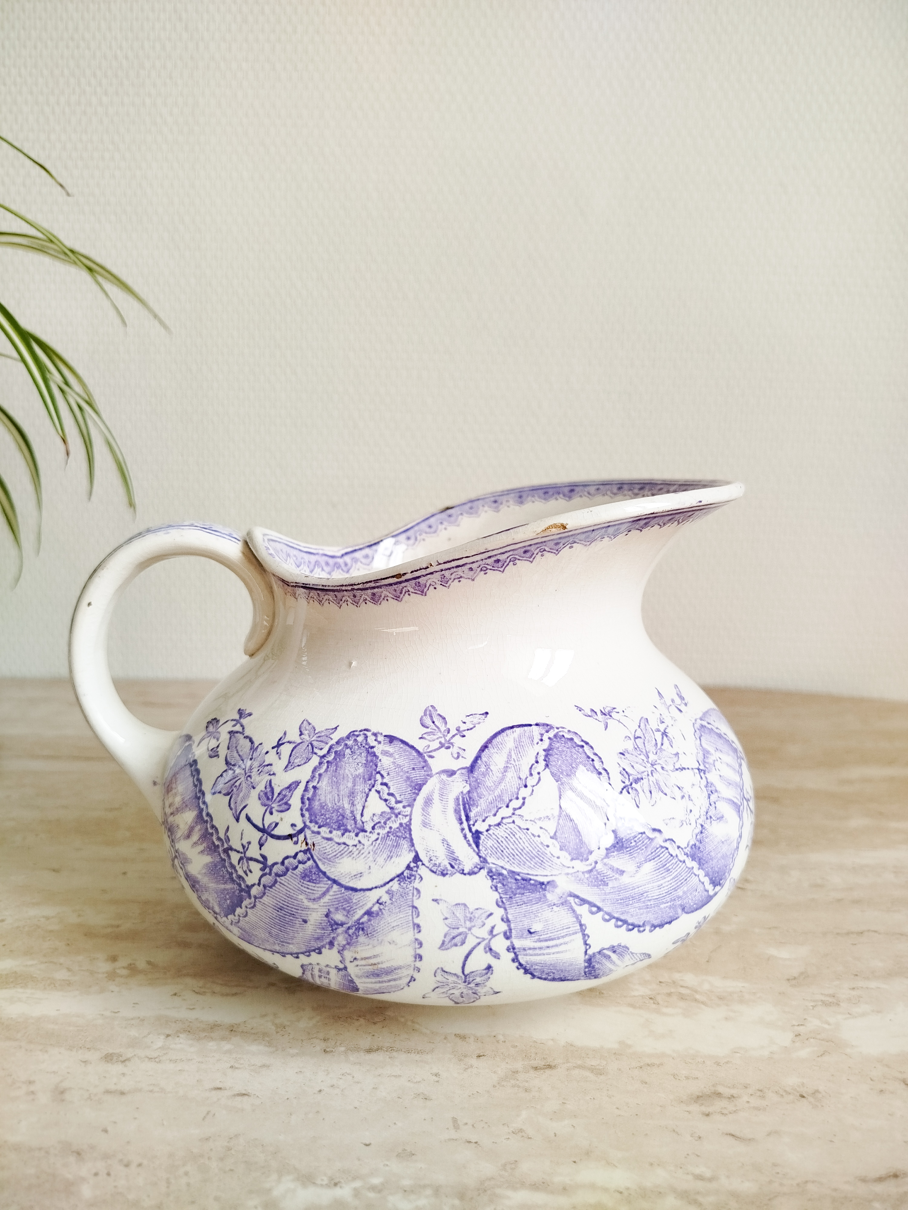 Pichet antique Sarreguemines 