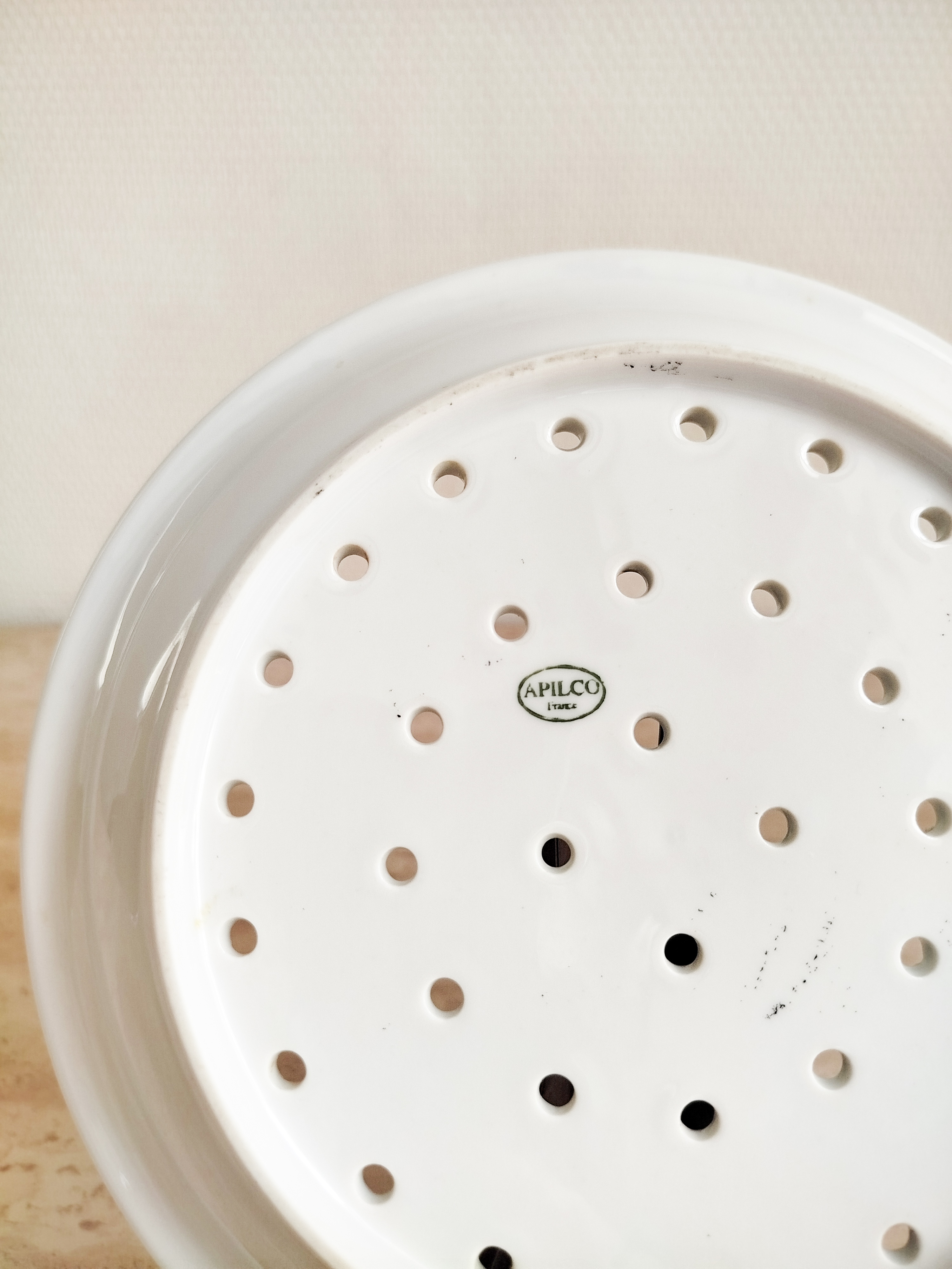 Égouttoir en porcelaine Apilco 