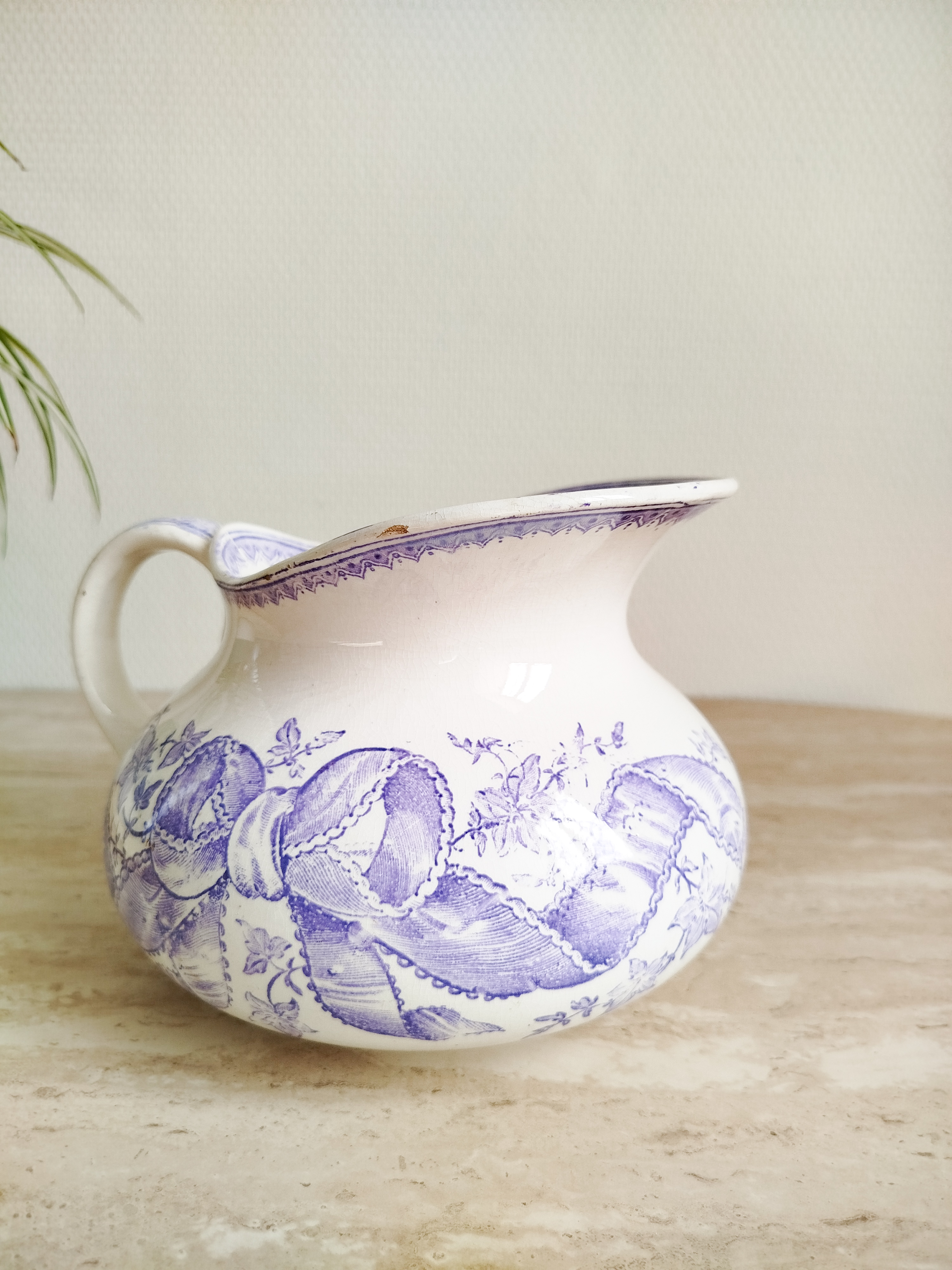 Pichet antique Sarreguemines 