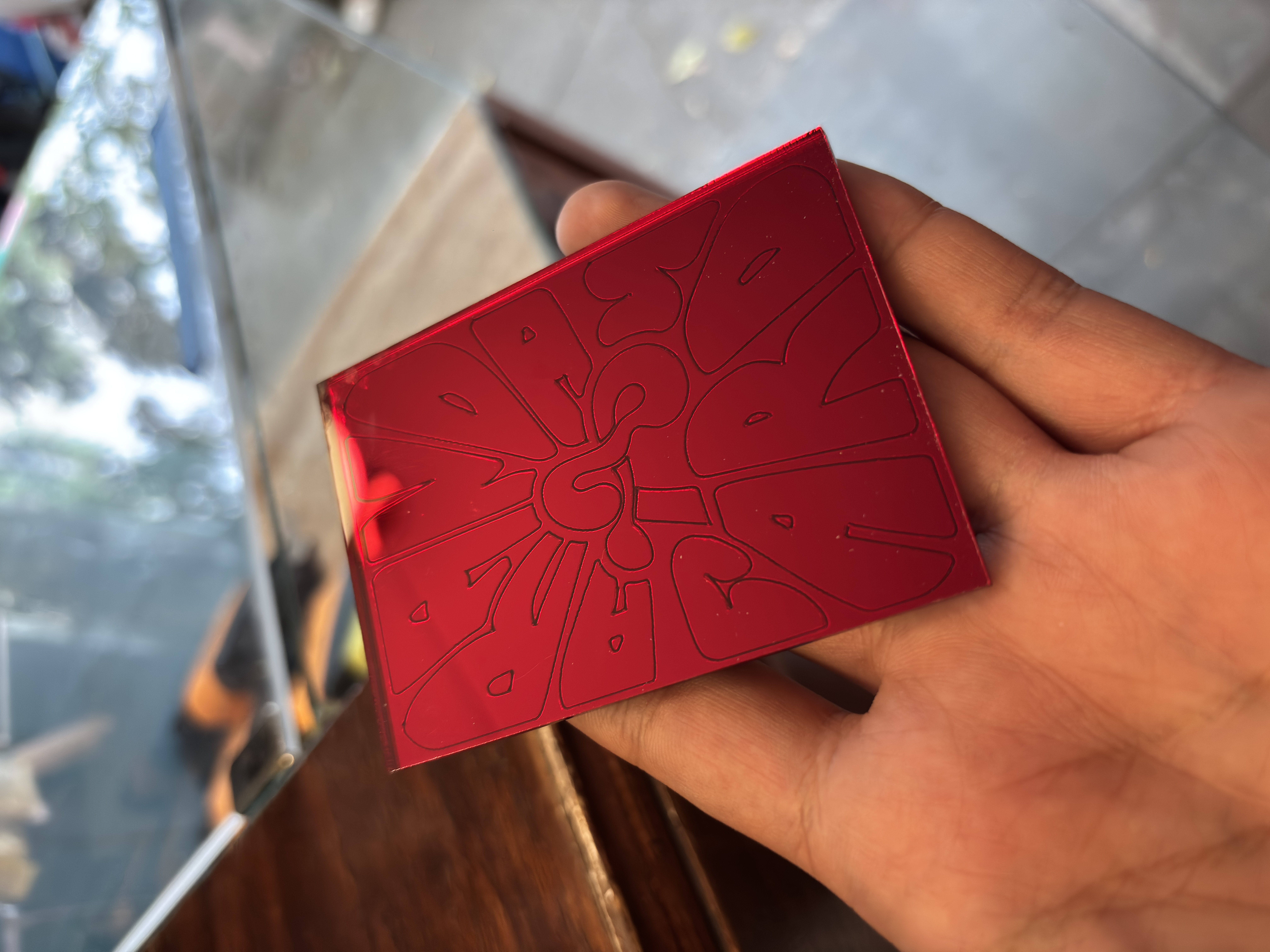 ARANDA CARDS MIRROR TRAINERS (Red)