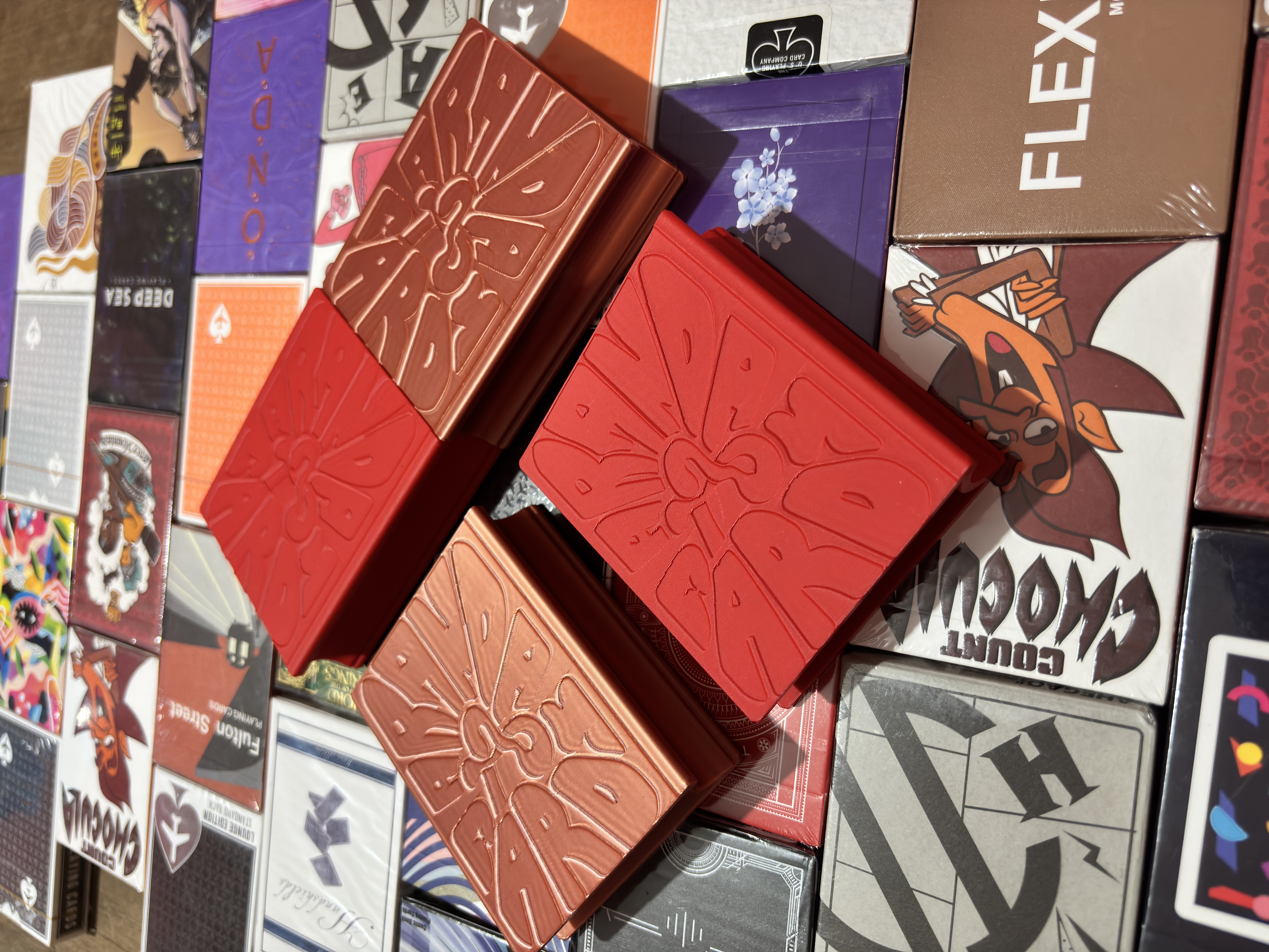 ARANDA CARDS CLIP 3D (Red)