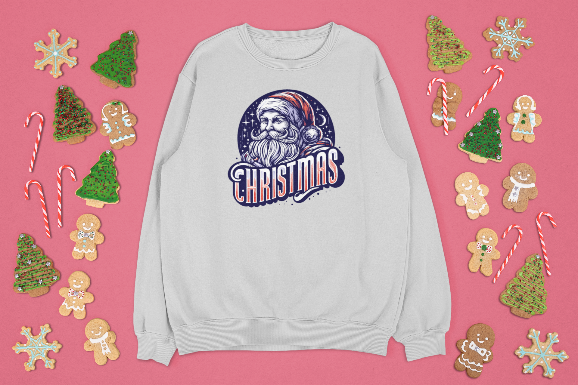 Kalėdinis džemperis su Santa