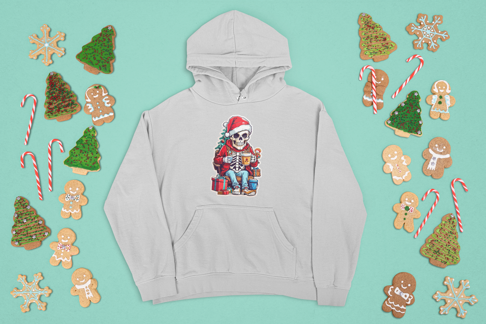 Kalėdinis džemperis su spauda