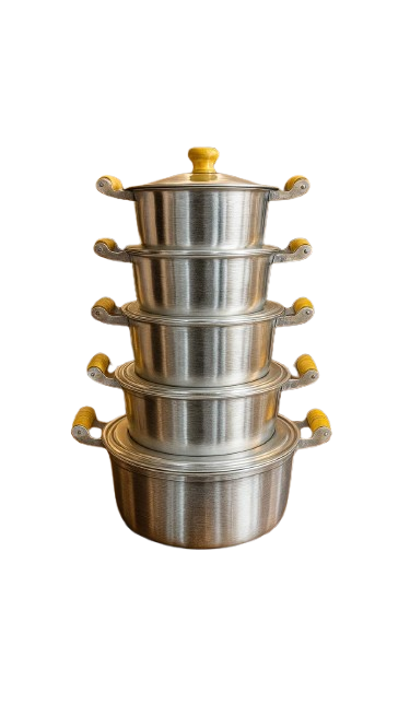 PANELAS DE ALUMÍNIO BATIDO