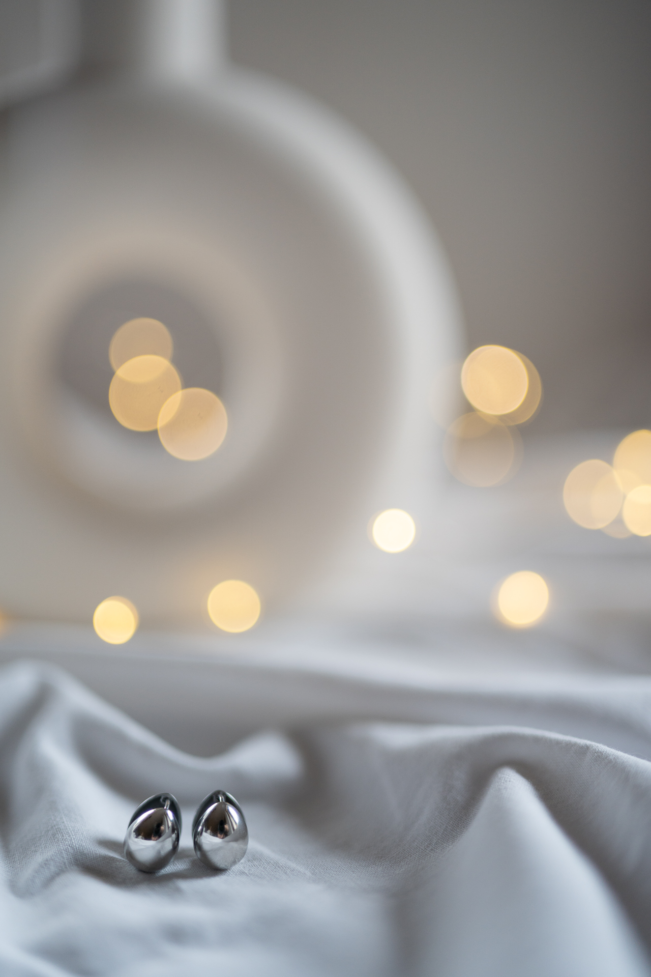 Srebrne kolczyki krople Little Tear