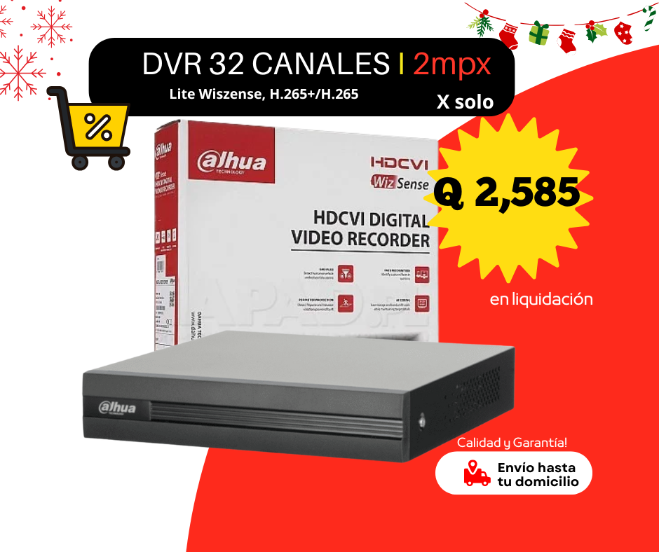 DVR Grabador 32, Canales