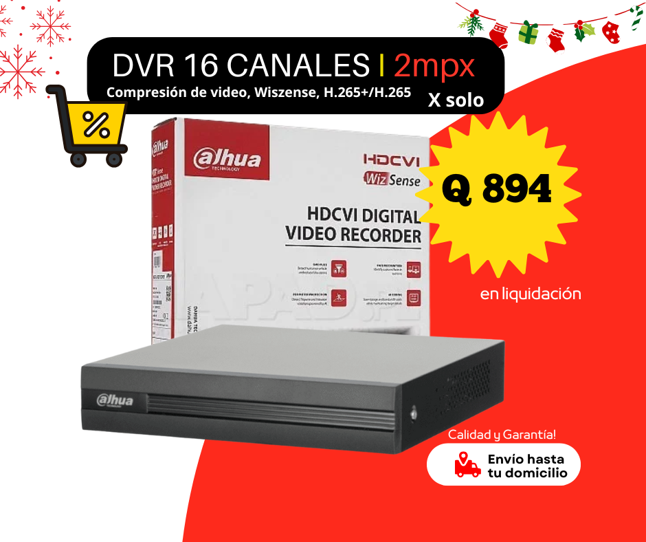 DVR Grabador 16, Canales