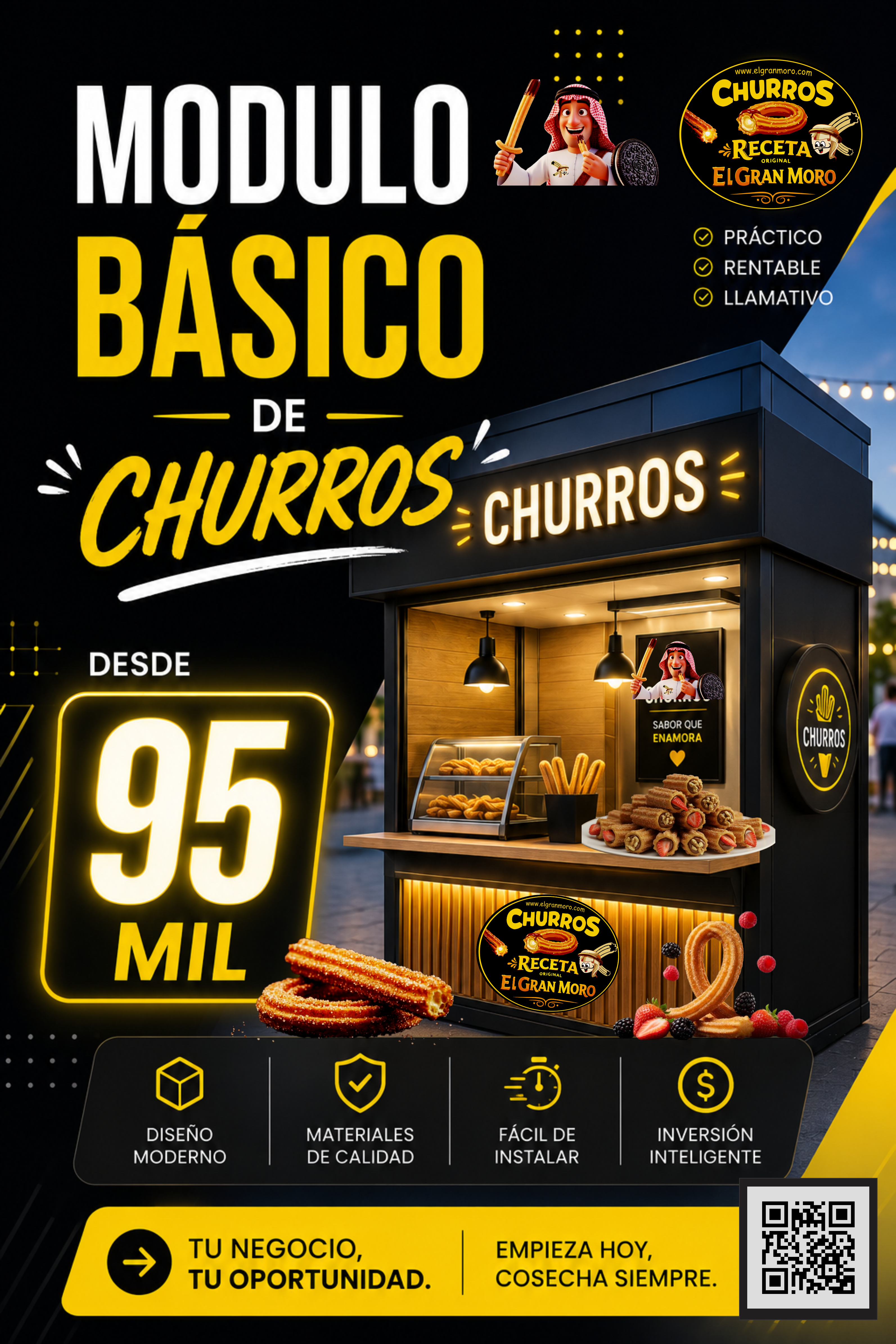 MINI KIOSKO MÓDULO EXPRESS CHURROS 