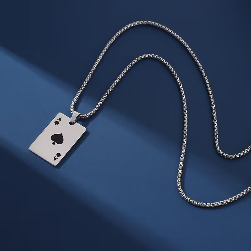 Ace of Spades Necklace