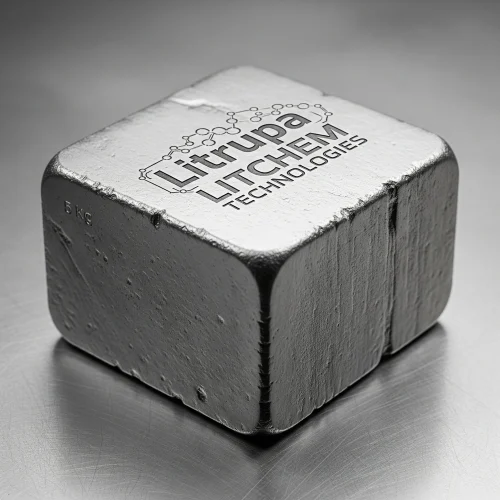 Pure Lithium Metal Block