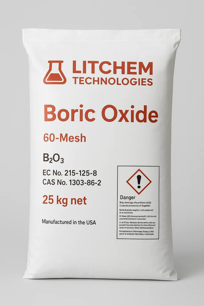 Boric Oxide 25kg Bag