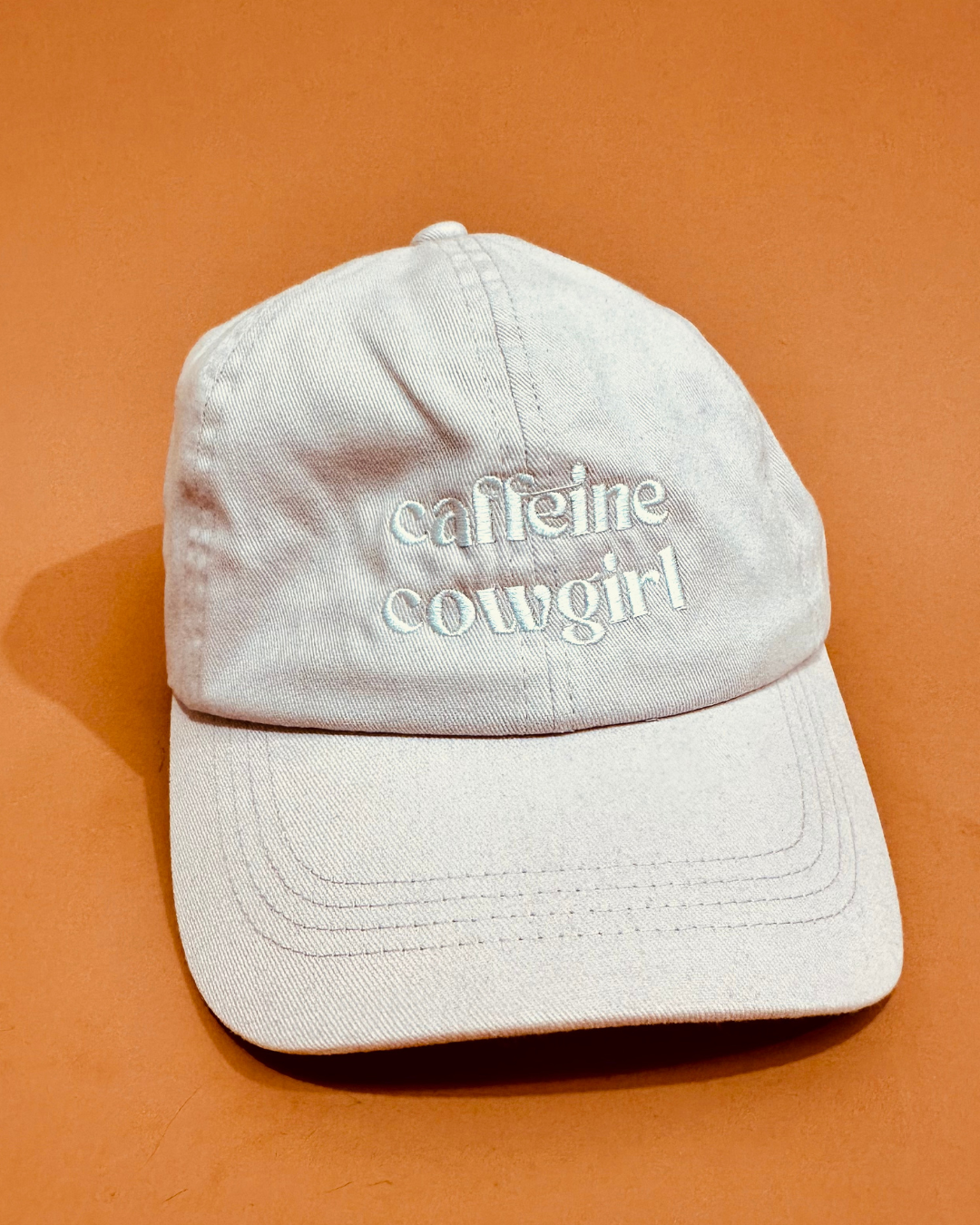 The Caffeine Cowgirl Cap in PINK 