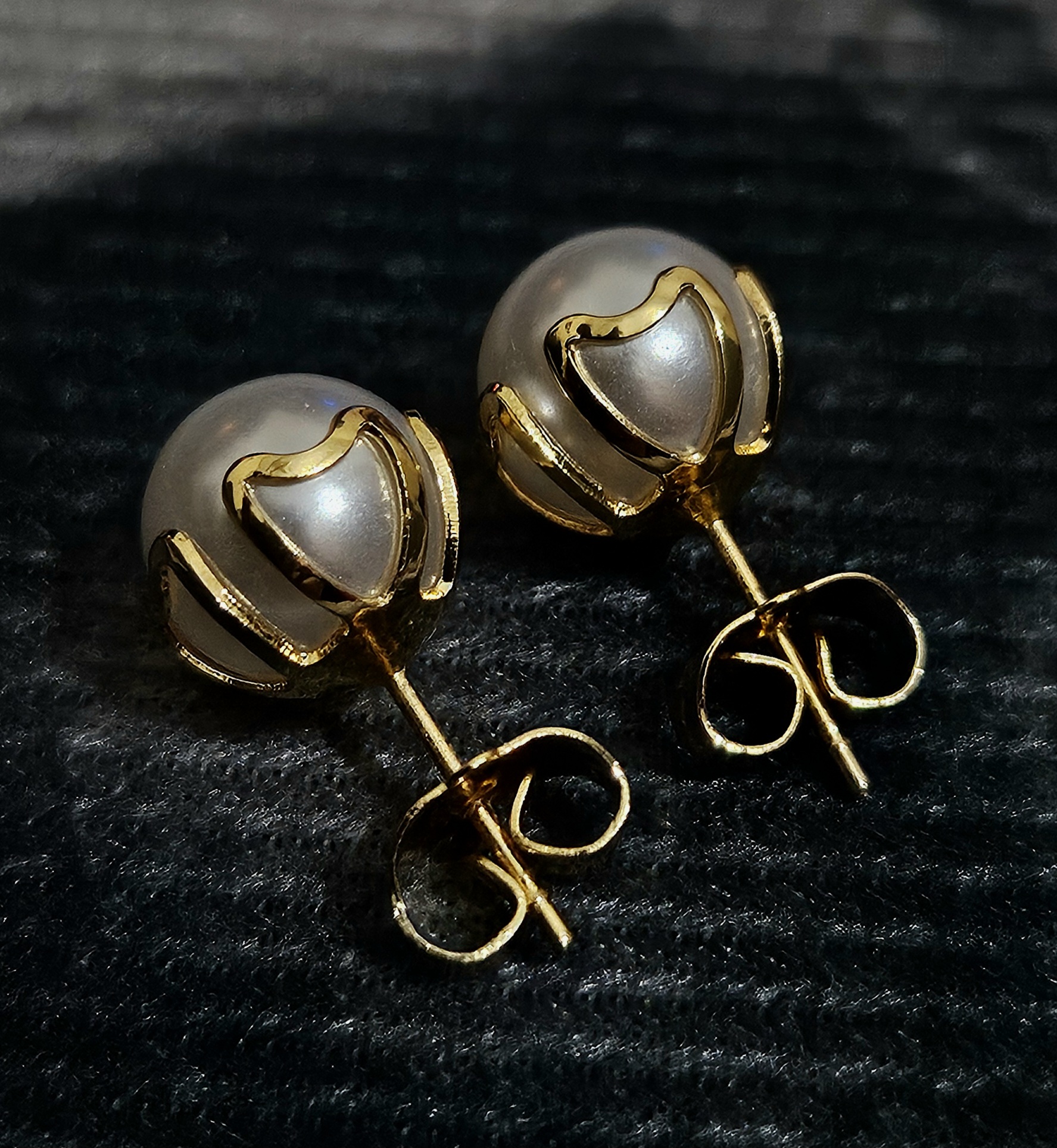 Classic Pearl Stud Earrings