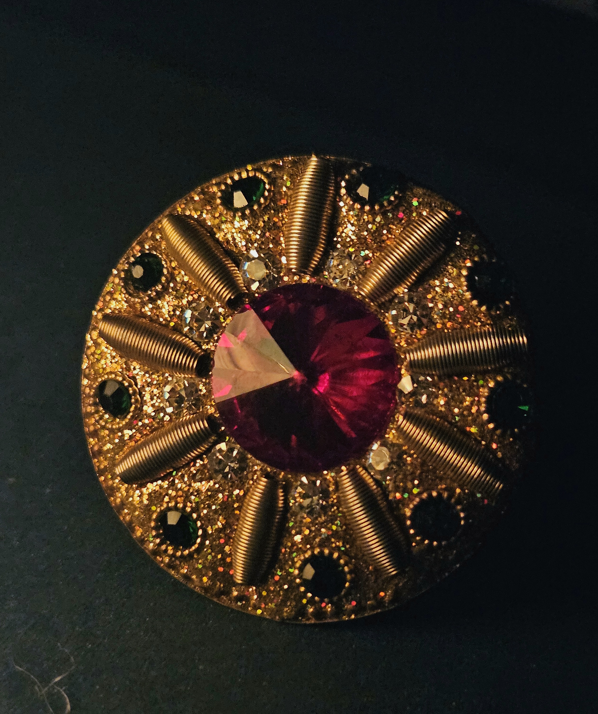 Gul-e-Aftab – Radiant Sunburst Gemstone Ring