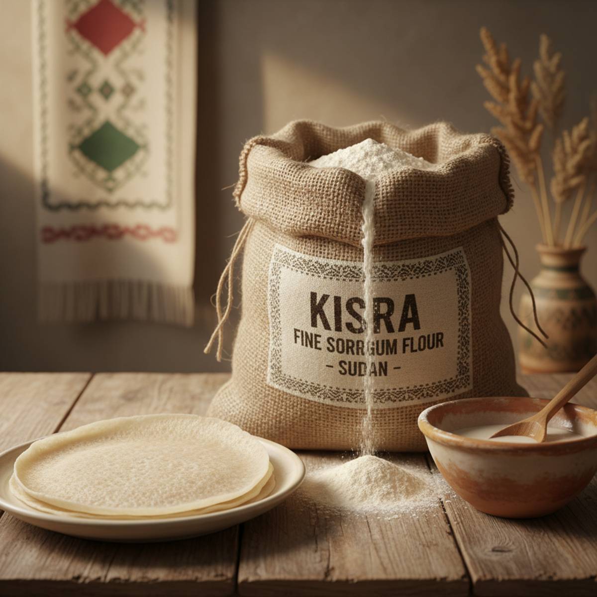 White Sorghum Flour  دقيق الكسرة 