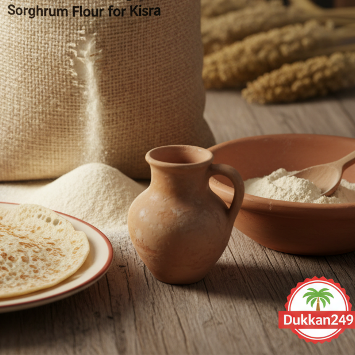 White Sorghum Flour  دقيق الكسرة 