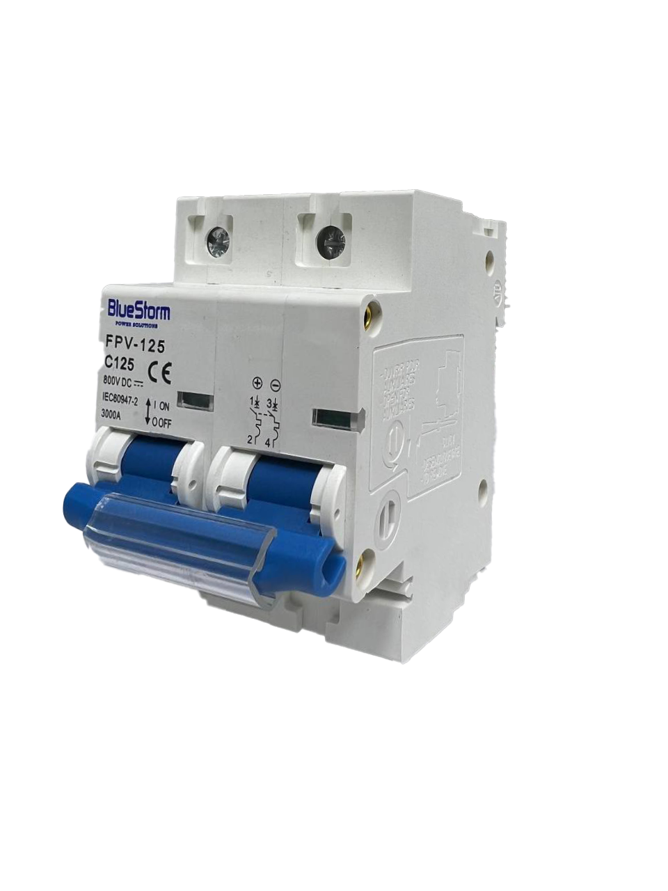 2P 125A DC Miniature Circuit Breaker