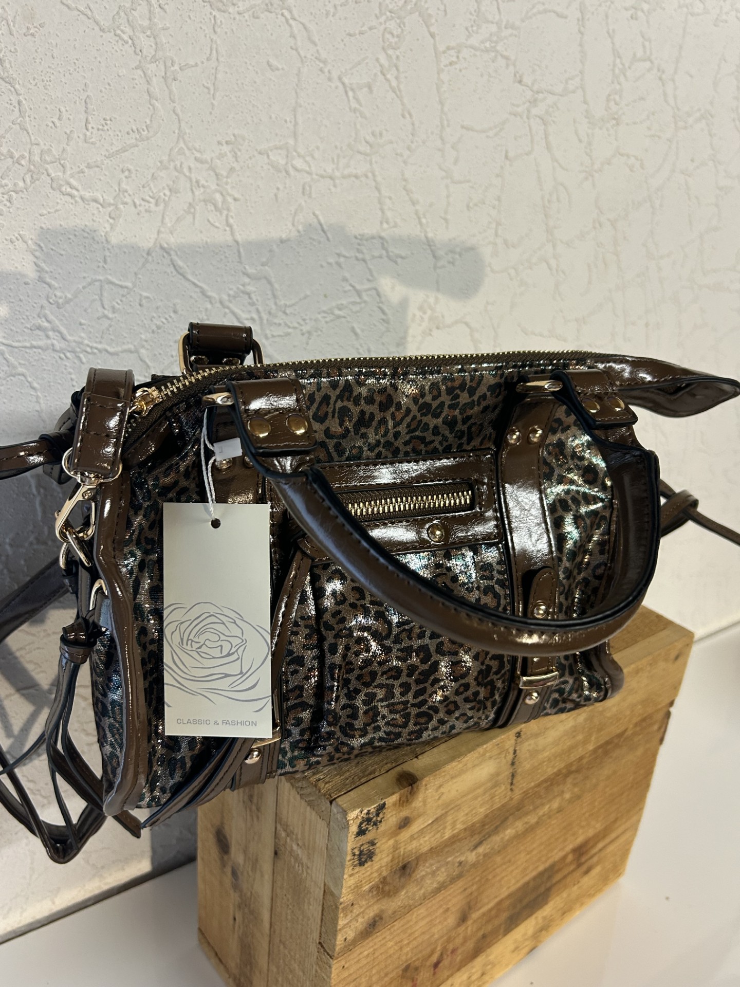 Sac à main léopard