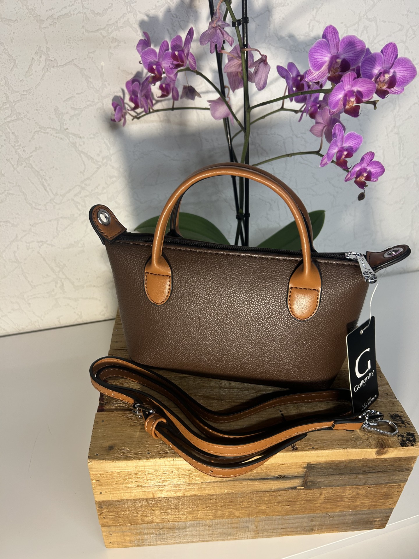 Sac à main en simili-cuir