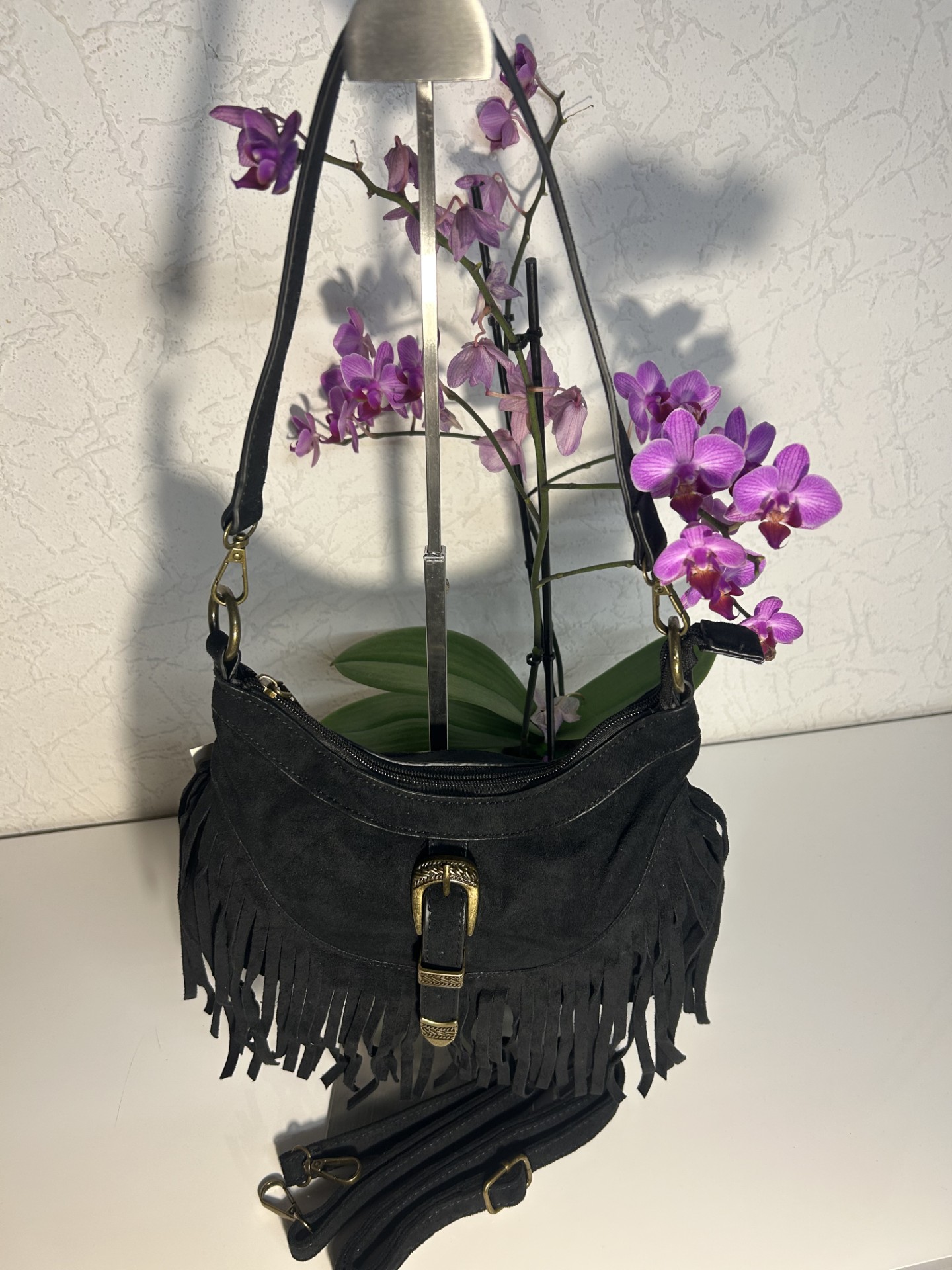 Sac à main en imitation daim