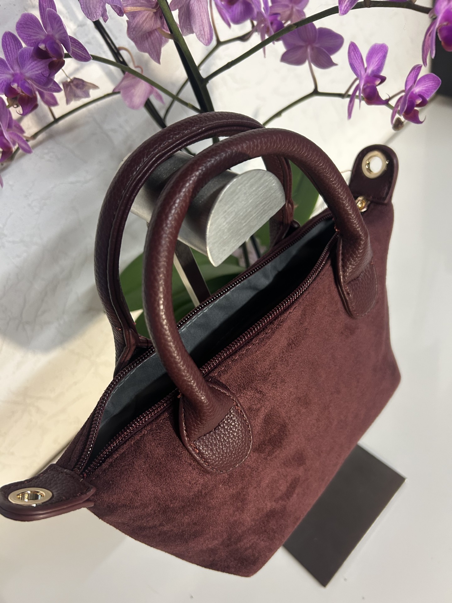 Sac à main bordeaux