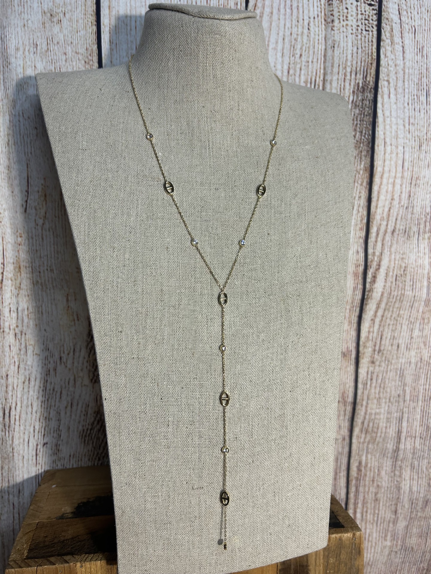 Collier chaîne doré