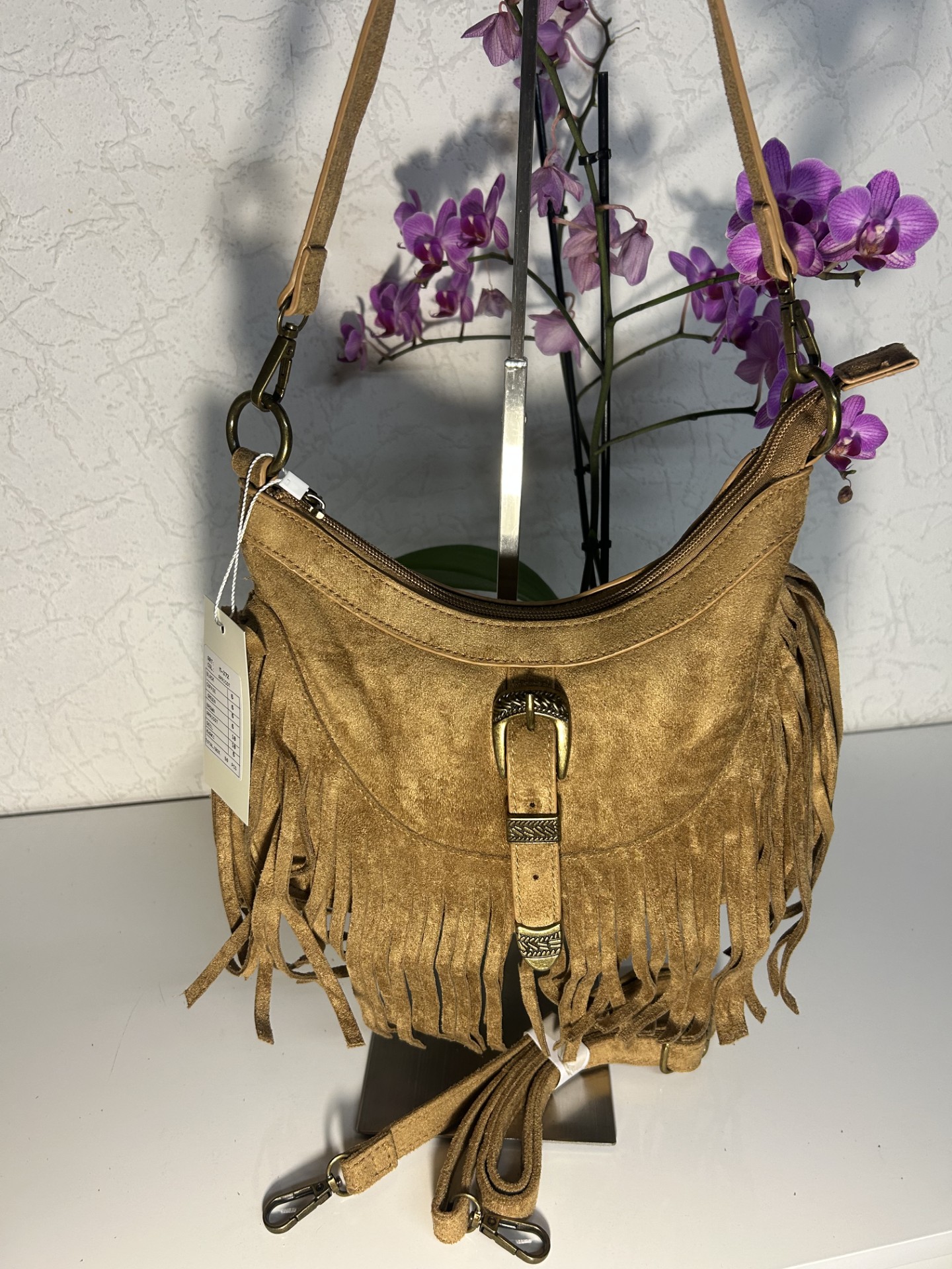 Sac à main en imitation daim