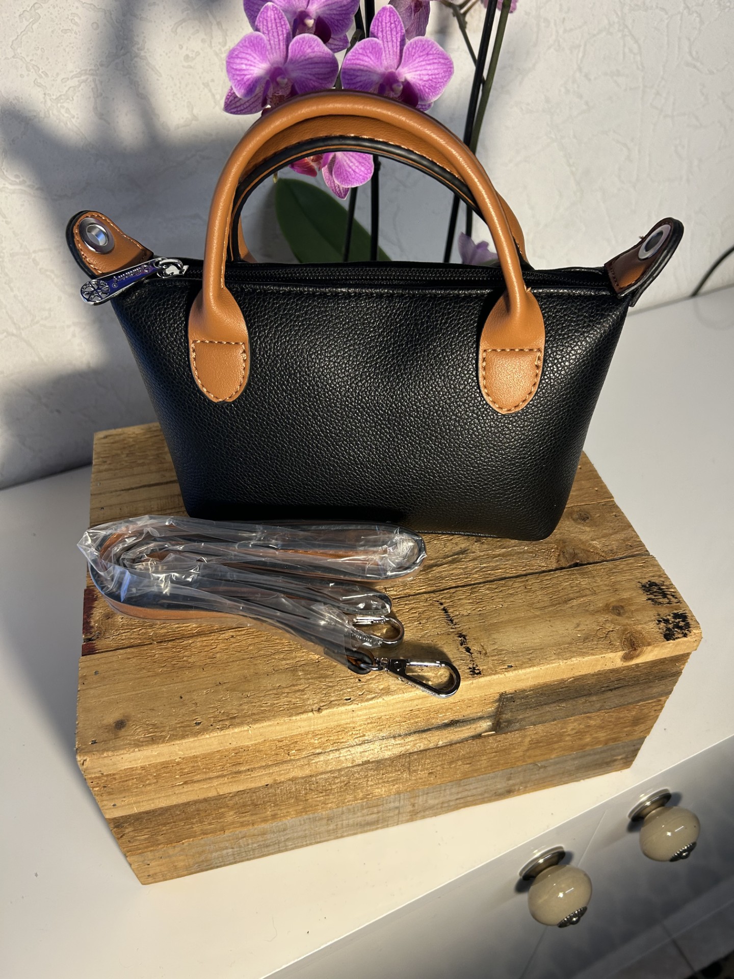 Sac à main en simili-cuir