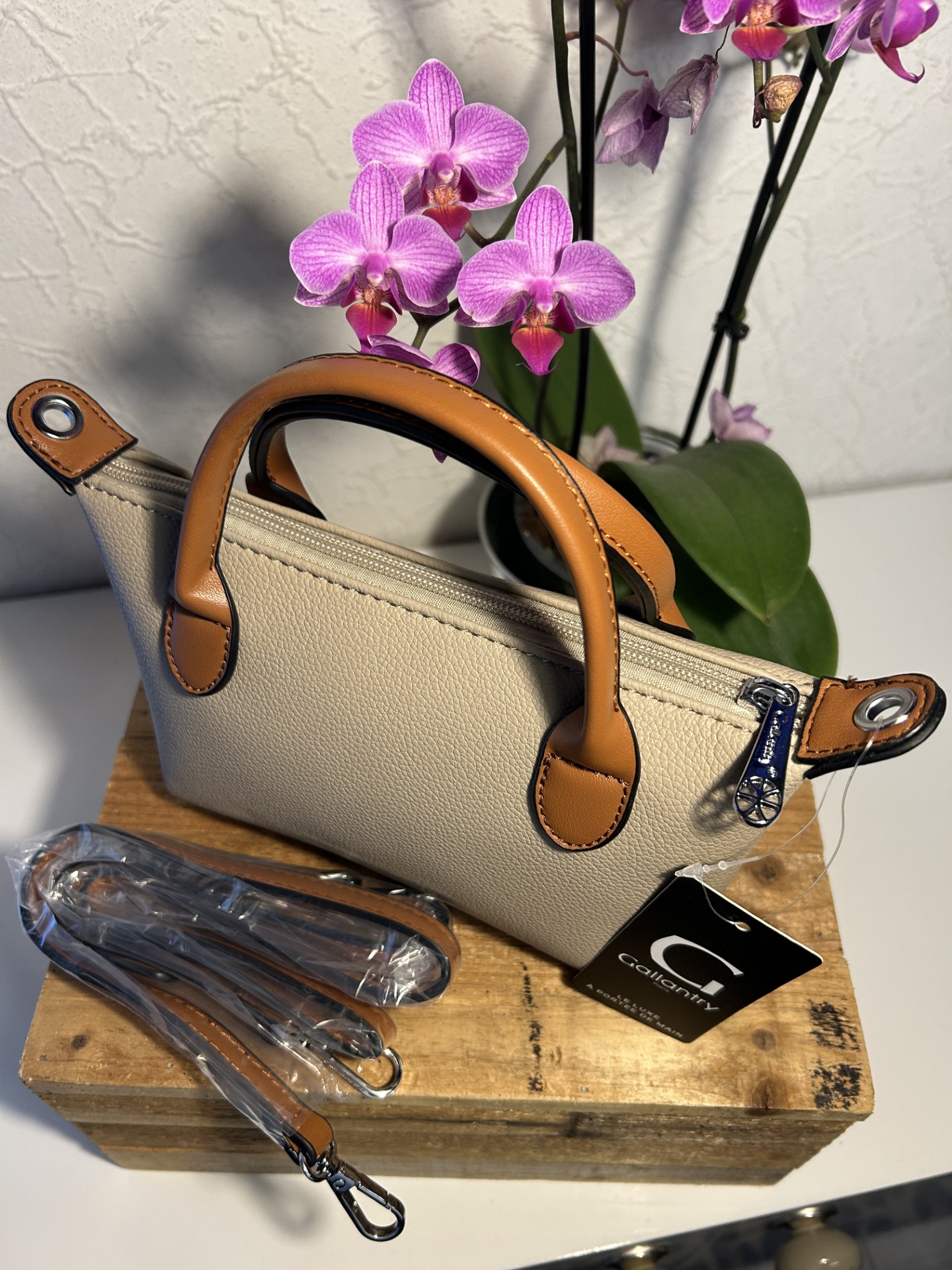 Sac à main en simili-cuir