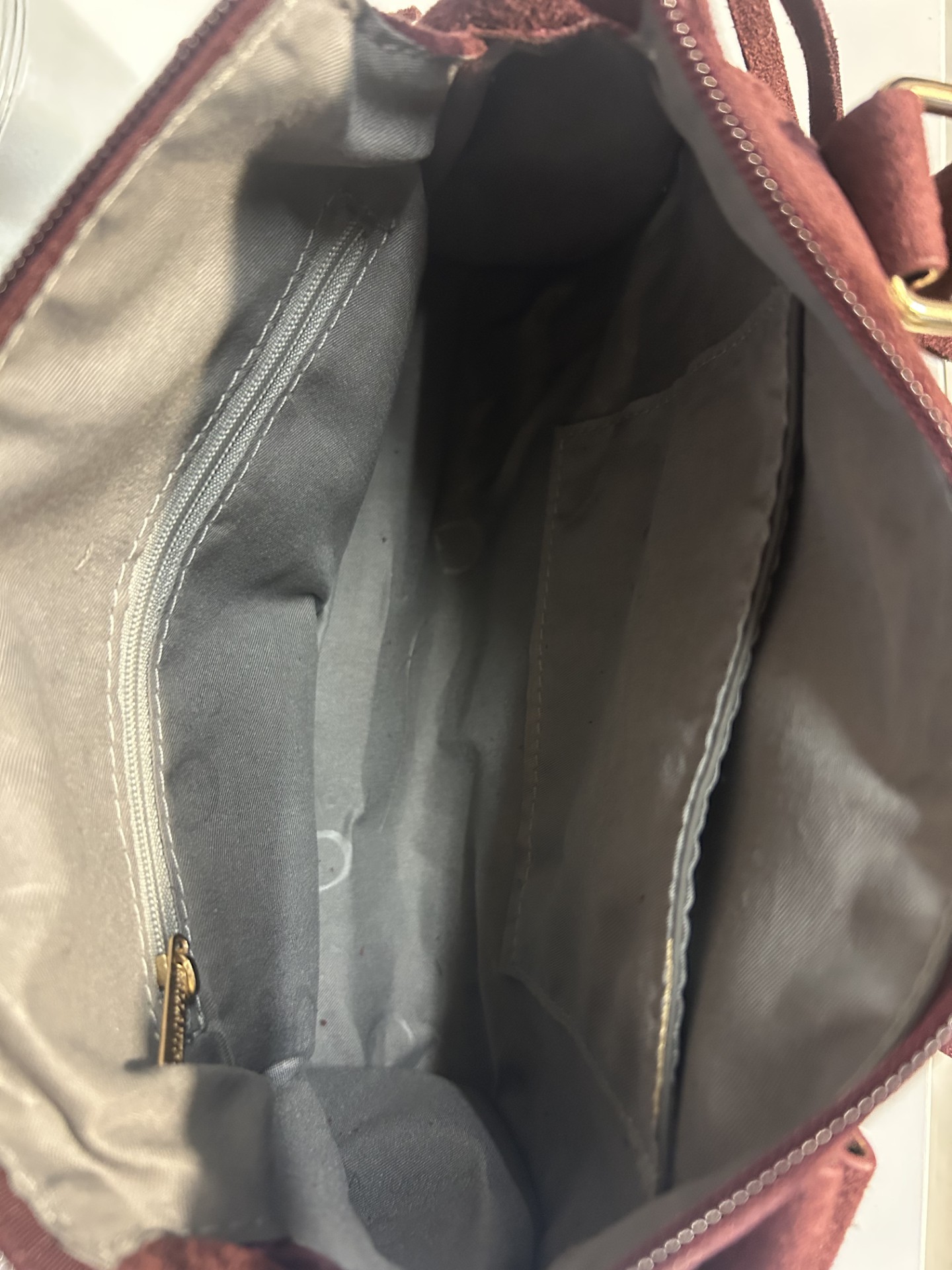 Sac à main bordeaux