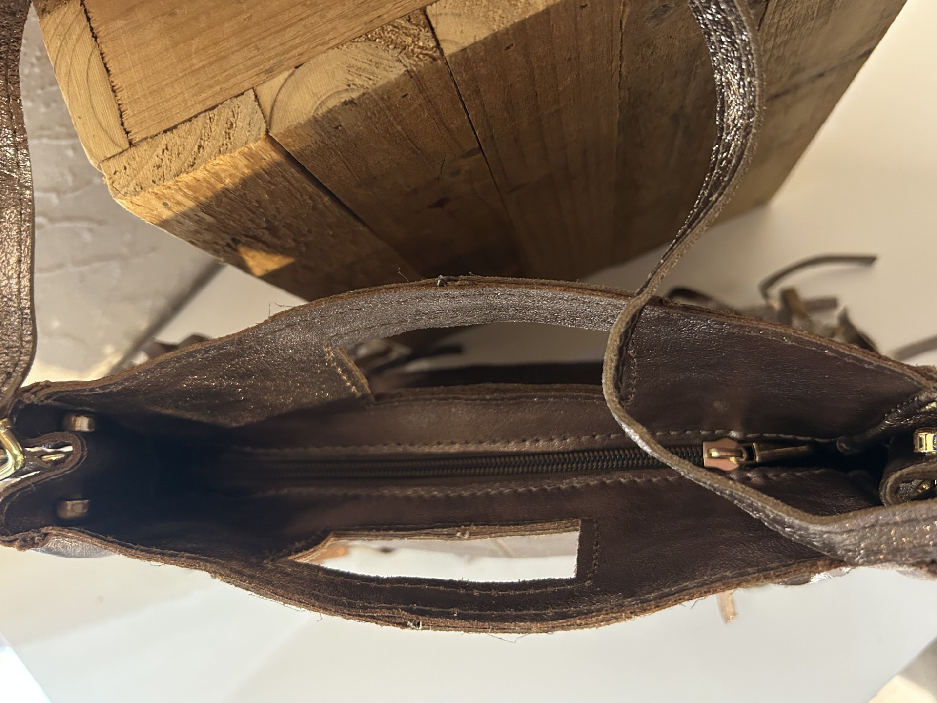 Sac à main métallisé